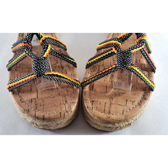 Womens Sam Edelman Circus Sandals Athena Slingback Bungee Cord Espadrilles 6 - Picture 3 of 5